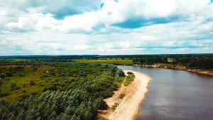 Полёт над рекой Клязьма Владимирская область /4K Video/