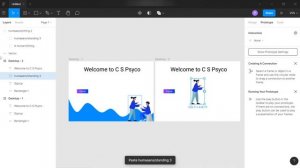 landing page with figma - modern animated website landing page using figma with illustrations