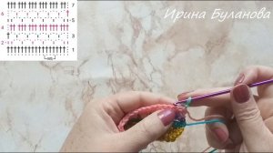 Crochet pattern for cardigan - Узор крючком для кардигана