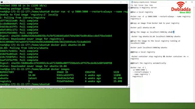 How to deploy a registry server | Docker tutorial смотреть онлайн