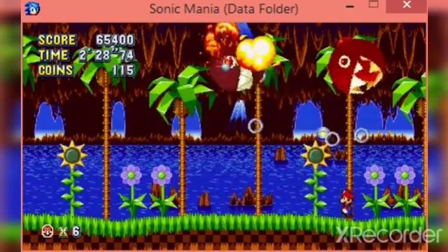 прохождение Соник мания (и марио!) смотреть онлайн