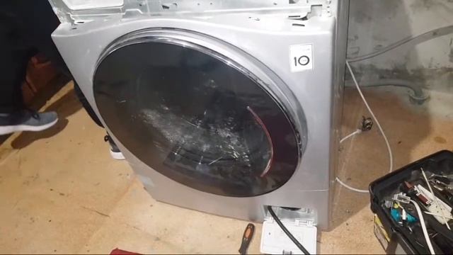 Замена Резинок на стиральной машинке LG смотреть онлайн