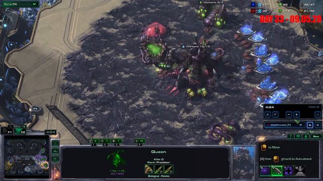 Starcraft 2 Road To Platinum - Quarantine Gaming Day33 (On Dell XPS15) ZvT смотреть онлайн