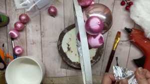 DIY|Новогодняя композиция-светильник своими руками