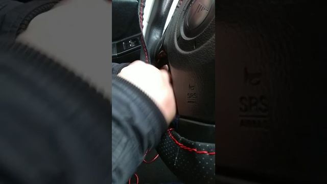 Обшивка руля на GEELY MK смотреть онлайн