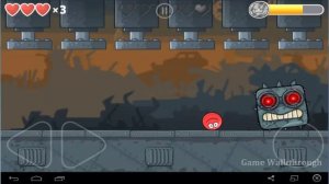Red Ball 4 Box Factory Level 45 BOSS Walkthrough