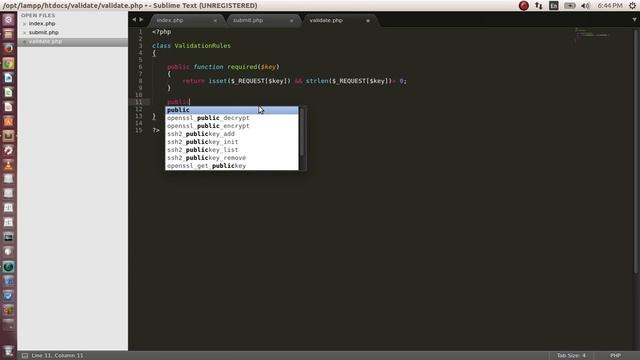 PHP Validation Advanced 1.02 -  String Functions 1