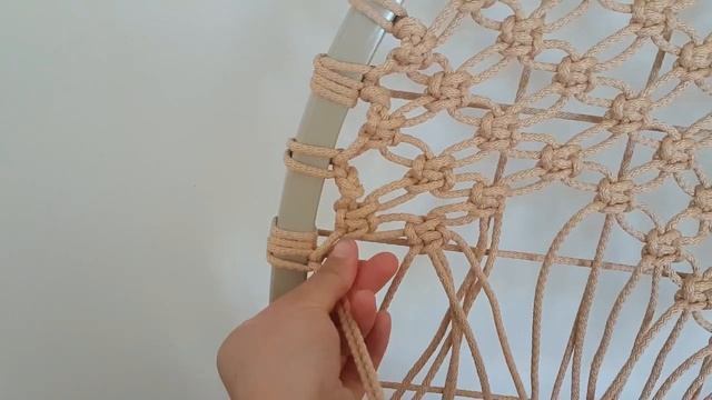 Подвесное КРЕСЛО - ГАМАК.Часть 2/macrame garden swing/how to make a hanging hammock chair with your смотреть онлайн