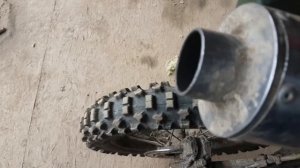 Глушитель от ttr набили новой стекловатой, сравнение выхлопа, теперь буду раковать и орать