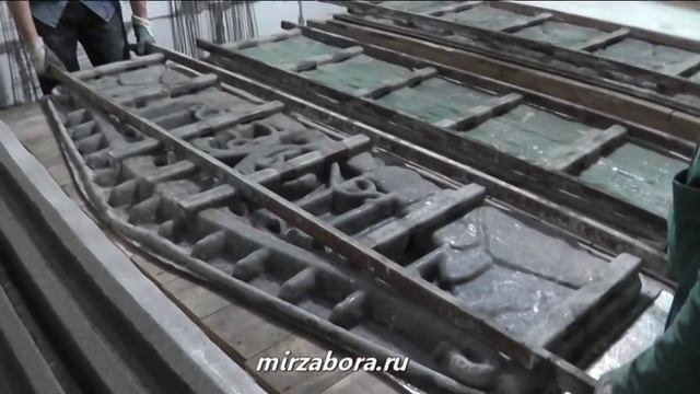 Изготовление декоративного железобетонного забора (еврозабора),Волгоградская обл. смотреть онлайн