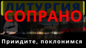 Приидите, поклонимся. Сопрано. Обиход. #православие