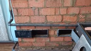 Установили железную печь // Дела пошли //