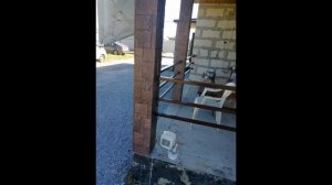 Бетонные столбы для веранды с искусственным камнем своими руками