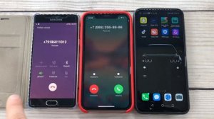 Android vs iOS/ Samsung Galaxy A5, iPhone 11, HUAWEI P40 lite E/ Colorful Mobile Calls/ Madness Cal