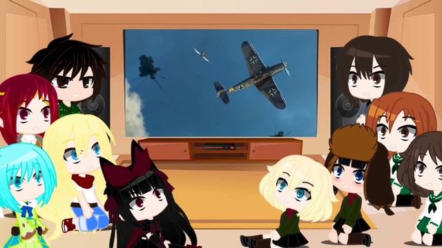 Girls und Panzer and GATE react to random videos | Gacha Club Reaction Part 13 смотреть онлайн