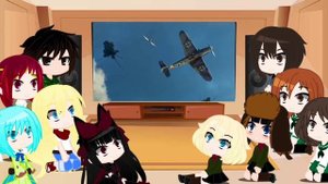 Girls und Panzer and GATE react to random videos | Gacha Club Reaction Part 13