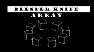 Blender Array. Круговой Array. Array по кривой.