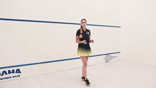 Основы игры в сквош с тренером Анной смотреть онлайн