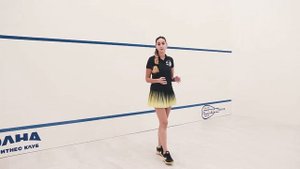 Основы игры в сквош с тренером Анной