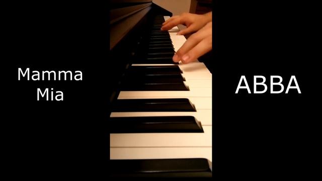 Piano Cover : Mamma Mia (ABBA) смотреть онлайн