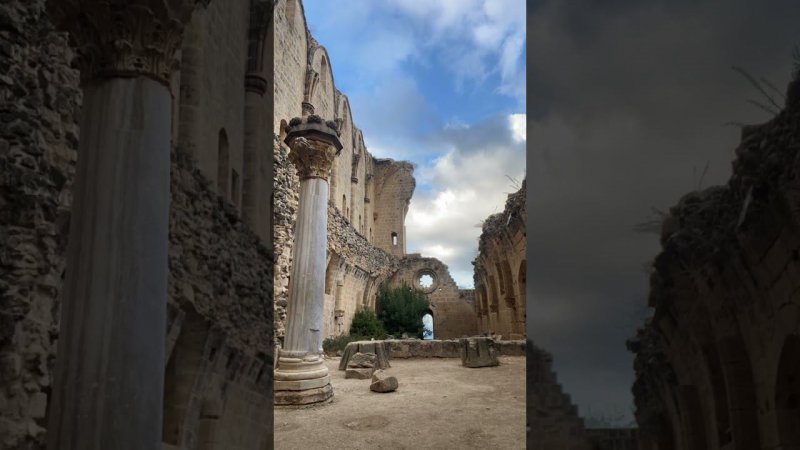 Школьная комната  в Аббатстве Беллапаис. Руины XIII века #abbey #bellapais #аббатство #timelapse