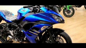 New 2018 Kawasaki Ninja 650 Blue color Walkaround