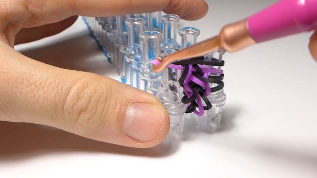 Браслет "Monster High" (Школа монстров) из Rainbow Loom Bands. Урок 134 смотреть онлайн