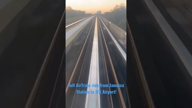 full AirTrain ride from Jamaica Station to JFK Airport!