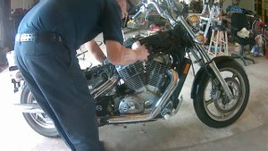 Honda shadow 1100 pt1