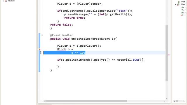 [Minecraft] Bukkit Plugin Programmieren #004 Events (BlockBreakEvent) смотреть онлайн