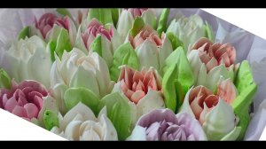 ЗЕФИРНЫЕ ТЮЛЬПАНЫ. ПОДАРОЧНАЯ УПАКОВКА.