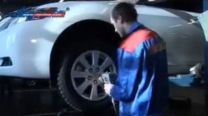 Установка подкрылок NOVLINE на TOYOTA CAMRY