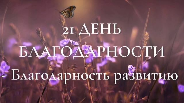 Медитация благодарности развитию | Техника благодарности | Практика благодарности 21 день | 4 день
