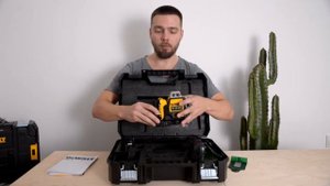 Лазерный уровень DeWALT DCE089D1G-QW с зеленым лучом
