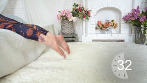 Плавные движения ступнями