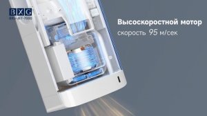 BXG-JET-7000  - высокоскоростная электросушилка для рук нового поколения