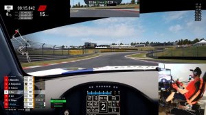 Kyalami Open Day Lights Out Assetto Corsa Competizione на подвижной платформе 3DOF