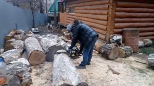 Заготовка дров на зиму!