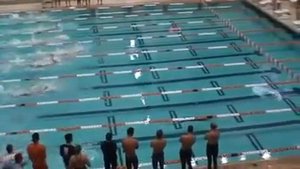 Fastest swimmer under water! (Проплыл ПОД водой) London Olimpics