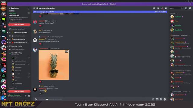 Town Star: AMA Discord 11th November 2022 смотреть онлайн