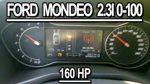 Ford Mondeo 2.3l  2011 acceleration  0-100 km\h