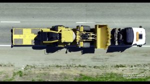 Перевозка погрузчика Cat® 980 | Transportation of Cat 980 wheel loader / 30 tons / 4,700 km