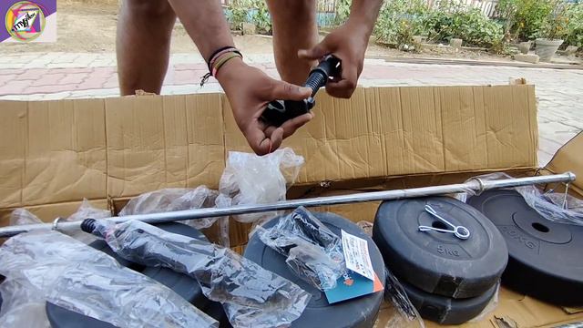 Home Zym Setup|KRX 50 Kg COMBO 2- WB Home Gym Combo|Unboxing|Review in Hindi|price:2499/-|How to us смотреть онлайн