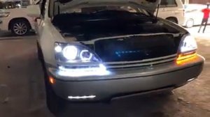 Lexus RX300 install LED Light style BMW