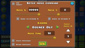 geometry dash гайд как делать эффект проседания блоков и кастумный бек граунд