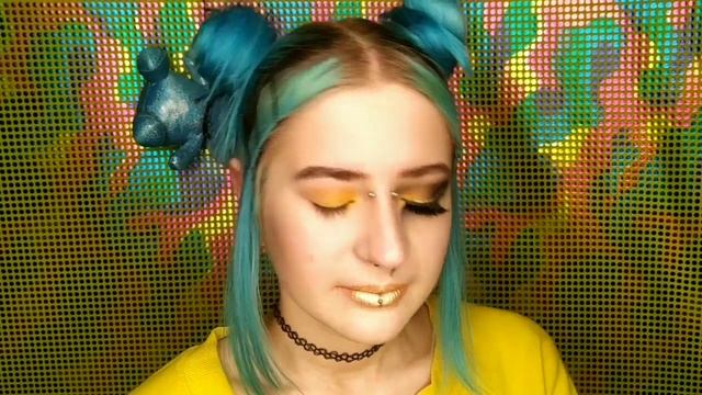 DARK YELLOW MAKEUP Жёлтый макияж (Tutorial) смотреть онлайн