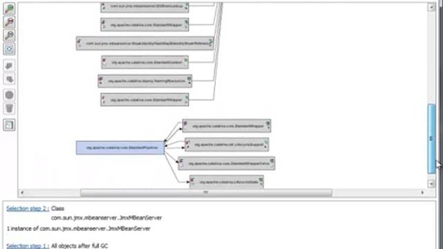 JProfiler's heap walker graph: Finding paths between selected instances (LowRes) смотреть онлайн