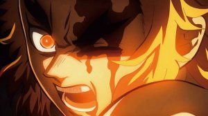 DEMON SLAYER RENGOKY AND AKAZA FIGHT 4K EDIT