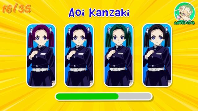 Guess The True Hair Color of Demon Slayer | Kimitsu No Yaiba | ANIME QUIZ ? смотреть онлайн