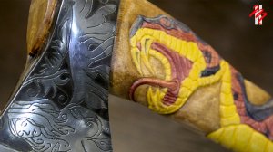 Змея на ТопоРище для топора, Своими руками  - Резьба по дереву